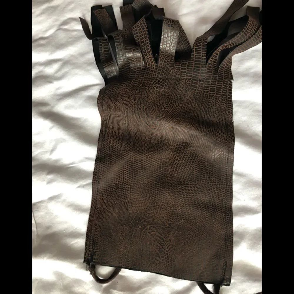 brown handmade leather bag
